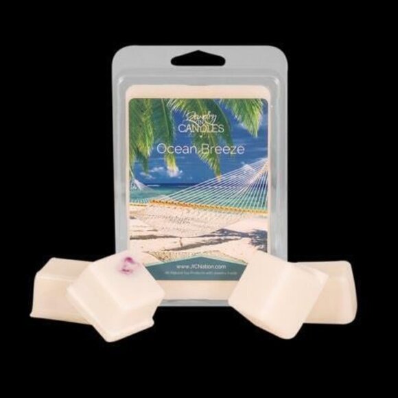 New Ocean breeze 21oz JIC Wax Tarts with a surprise earrings or necklace - Picture 1 of 2